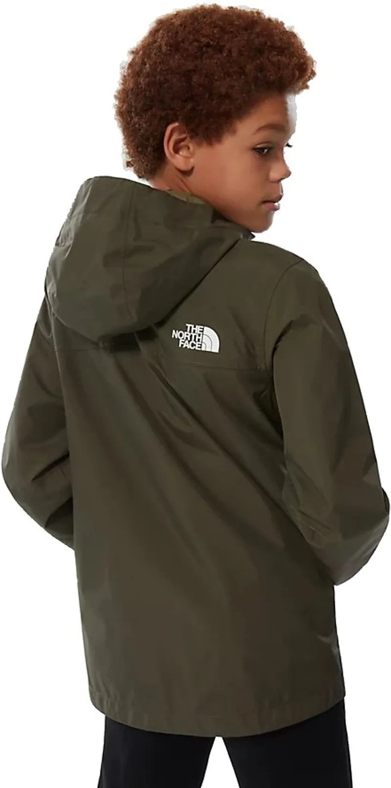 The North Face Boys Resolve Reflective Jacket - New Taupe Green-3